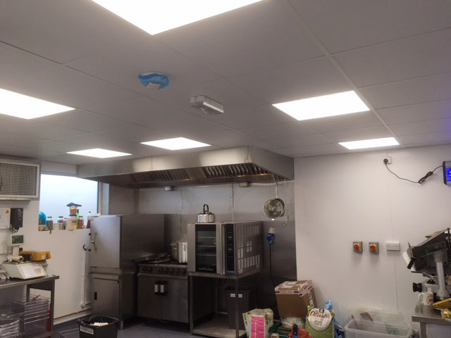 Photo of new new food preparation area