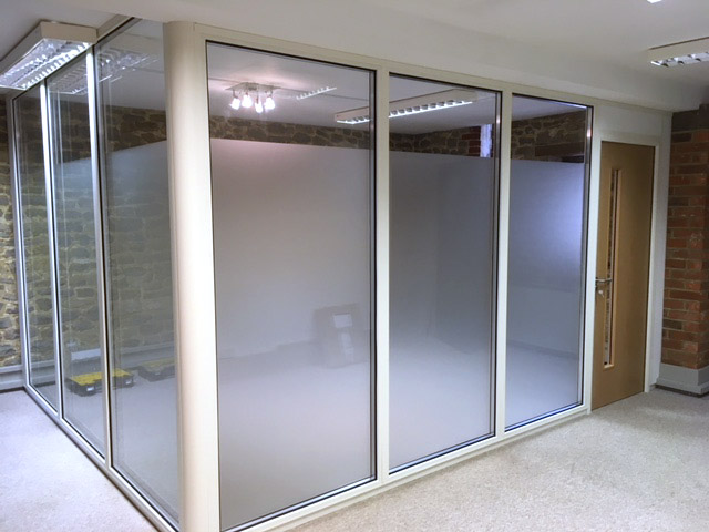 Photo of new meeting room with soundproofing - designed and constructed by Complete Interiors, Dorking