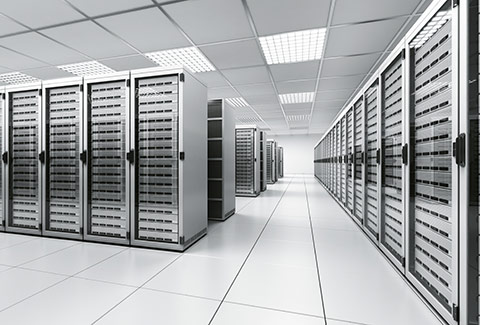 photo of a larger server room